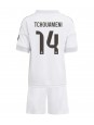 Billige Real Madrid Aurelien Tchouameni #14 Hjemmedraktsett Barn 2025-26 Kortermet (+ Korte bukser)